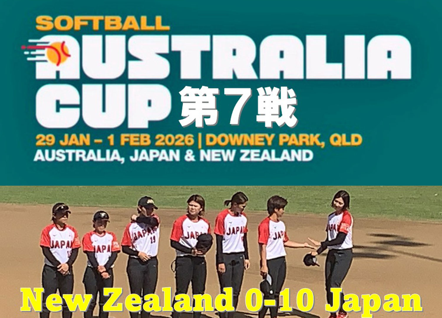 オーストラリアカップ　第７戦・ニュージーランド戦試合レポート